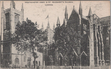 London Postcard - Westminster Abbey & St Margaret's Church SW10850