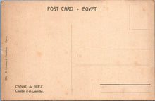 Load image into Gallery viewer, Egypt Postcard - Canal of Suez, The Curve of El-Guersh   SW10869
