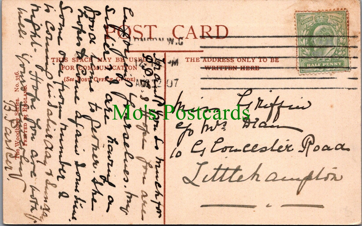 London Postcard - Westminster Bridge SW10489