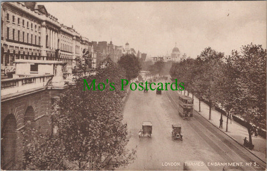 London Postcard - Thames Enbankment  SW10490