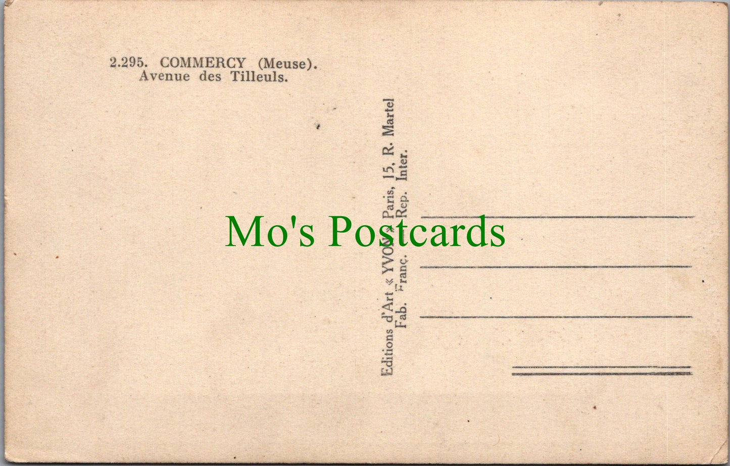 France Postcard - Commercy, Meuse, Avenue Des Tilleuls SW10532