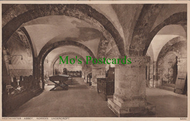 London Postcard - Westminster Abbey, Norman Undercroft SW10550
