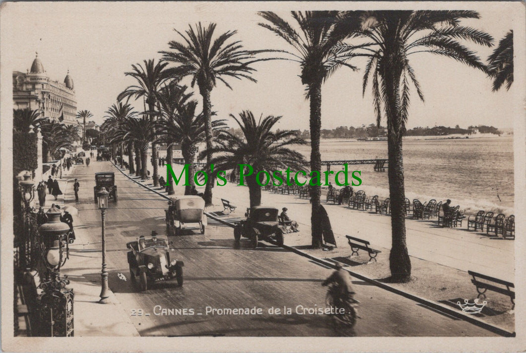 France Postcard - Cannes, Promenade De La Croisette SW10557