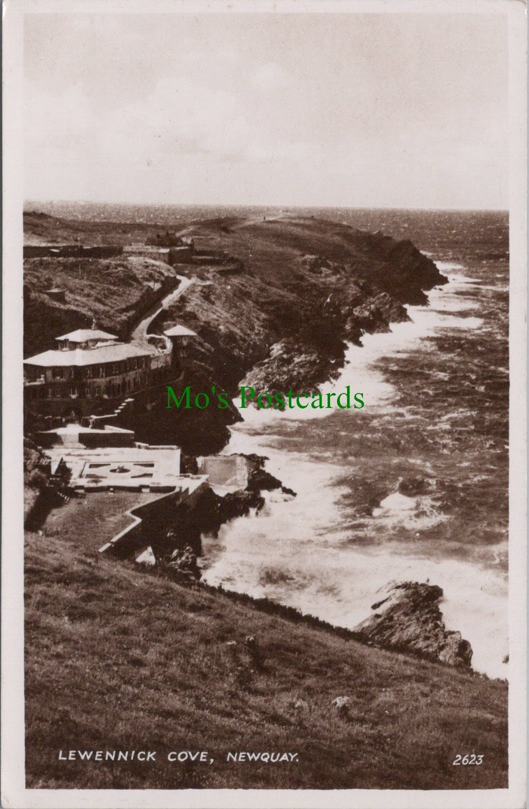 Cornwall Postcard - Lewennick Cove, Newquay SW10560