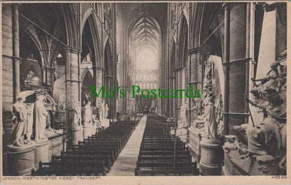 London Postcard - Westminster Abbey Transept SW10570