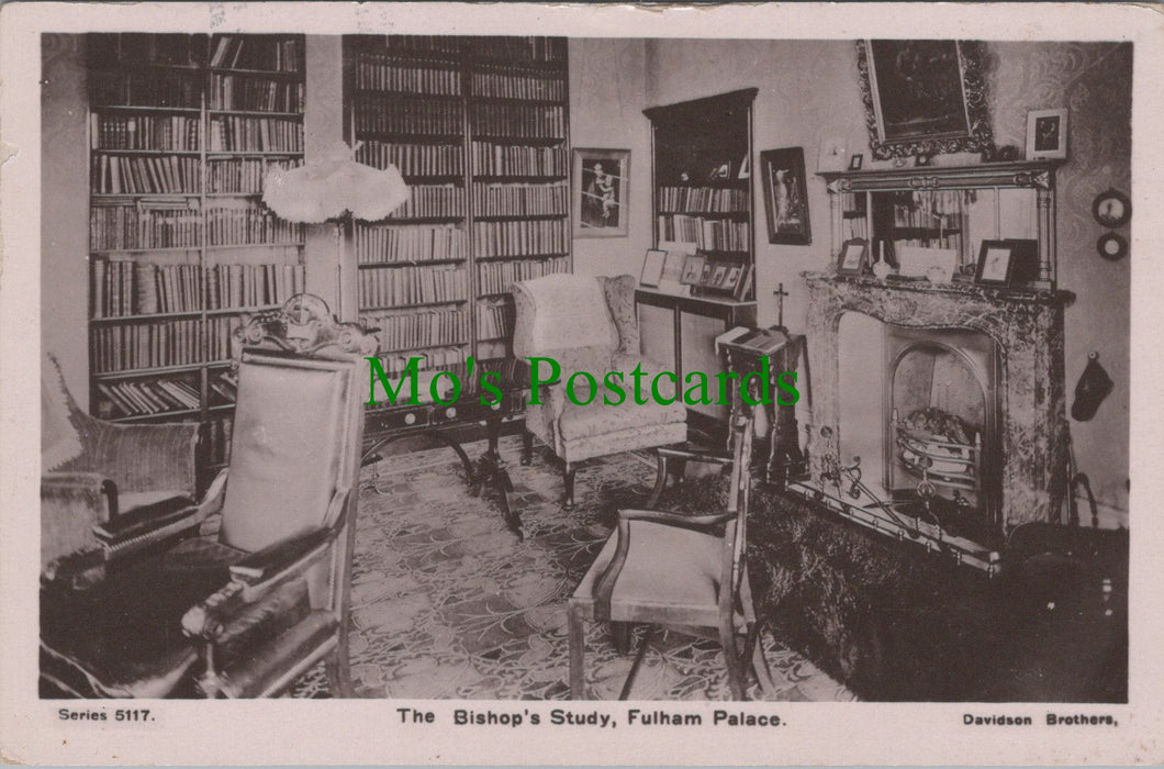 London Postcard - Fulham Palace, The Bishop's Study  SW10573