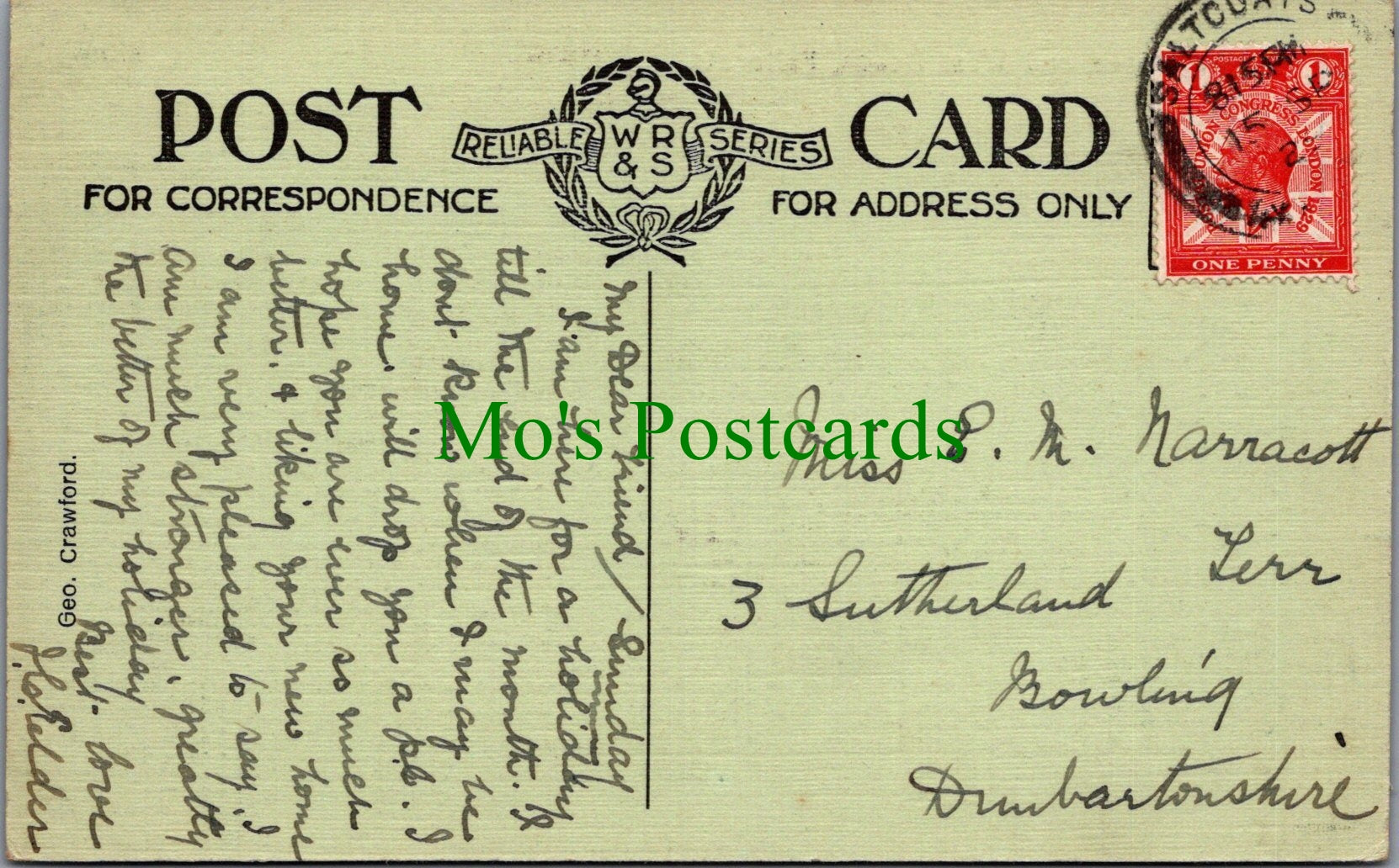 Scotland Postcard - Saltcoats Promenade and West Beach  SW10578