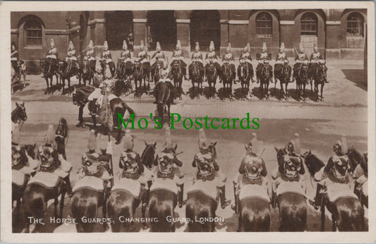 London Postcard - The Horse Guards Changing Guard SW10586