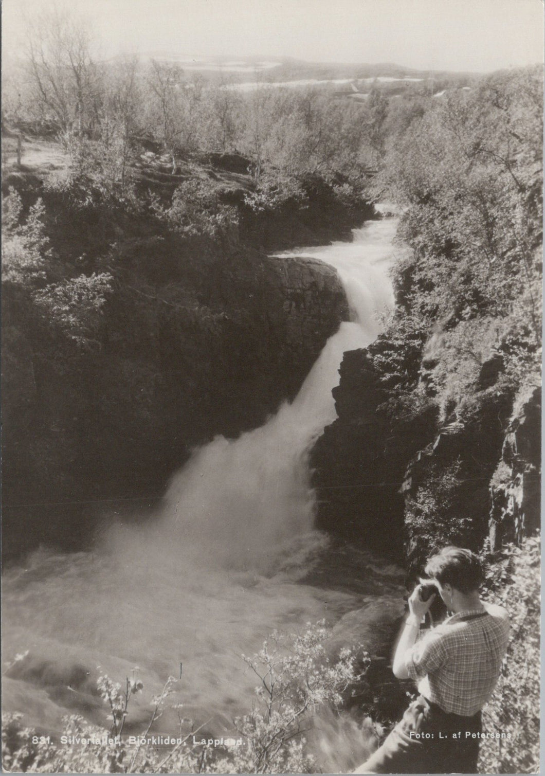 Sweden Postcard - Silverfallet, Bjorkliden, Lappland  SW10261
