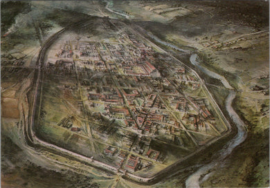 Roman Postcard - Verulamium, Roman Town, Artist Alan Sorrell  SW10276
