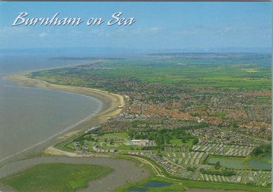 Somerset Postcard - Aerial View of Burnham-On-Sea SW10286