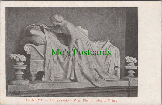 Italy Postcard - Genova / Genoa, Camposanto, Mon.Pienovi SW10883