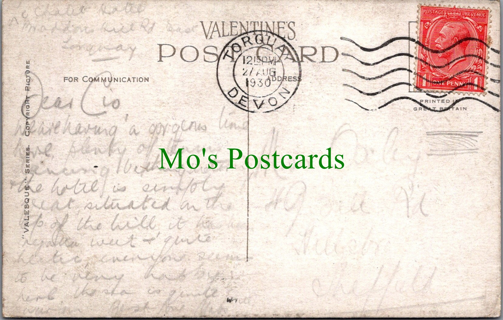 Devon Postcard - Torquay, Rock Walk  SW10898