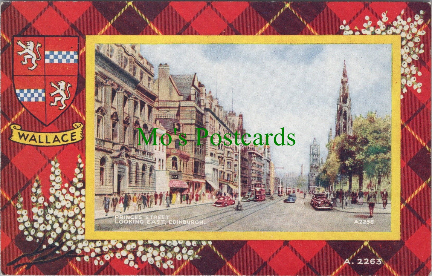 Scotland Postcard - Edinburgh, Princes Street - Wallace  SW10901
