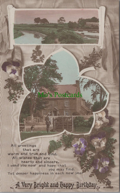 Greetings Postcard - A Very Bright and Happy Birthday SW10909