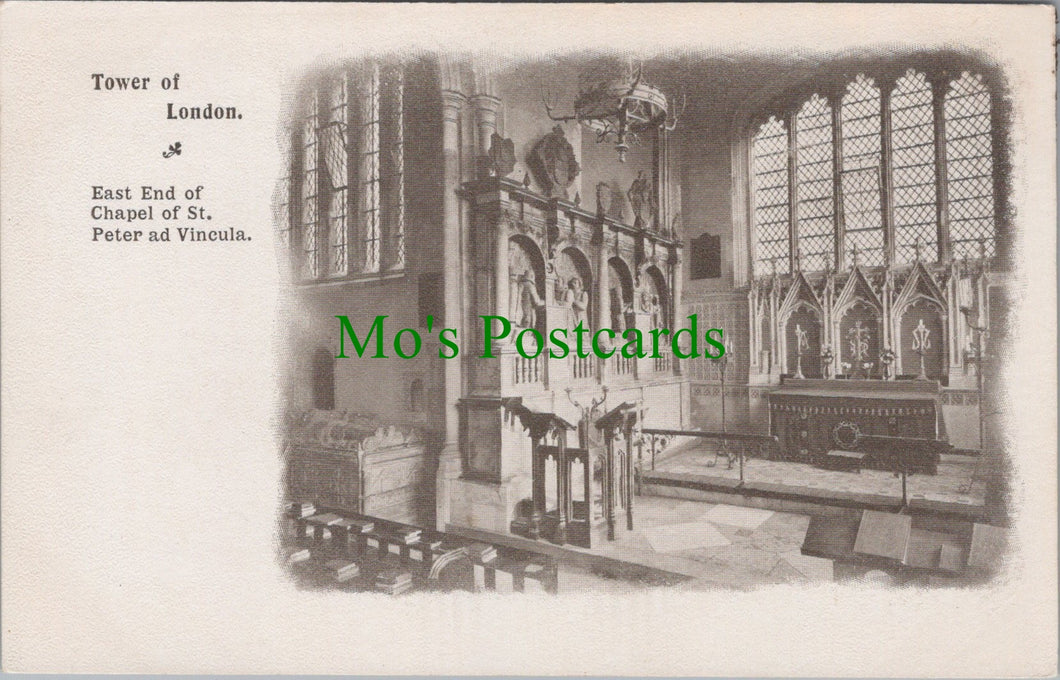 London Postcard - The Tower of London, Chapel of Peter ad Vincula SW10922