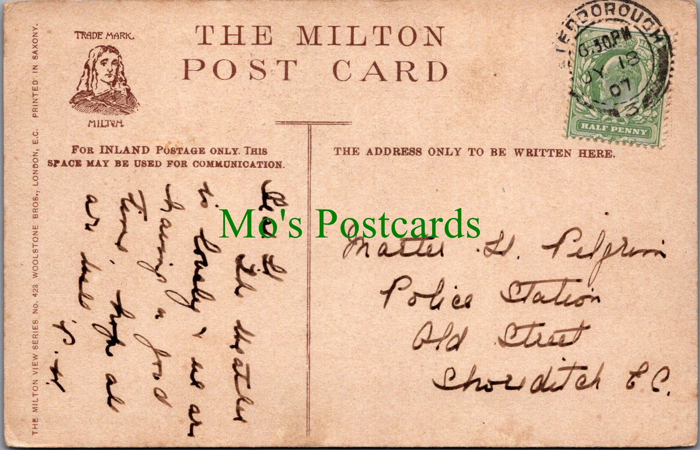Surrey Postcard - Norbury Topse, The Rustic Bridge  SW10934