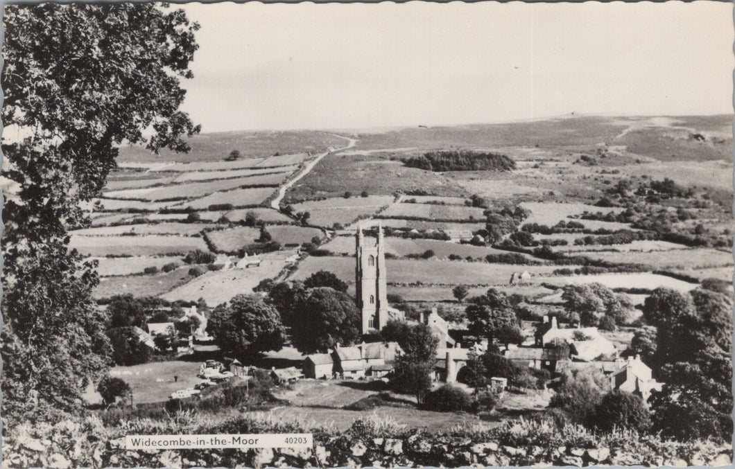 Devon Postcard - Widecombe in The Moor Village, Dartmoor  SW10616