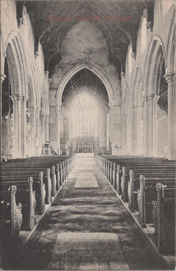 Norfolk Postcard - Hingham Church Interior SW10635