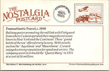 Load image into Gallery viewer, Travel Postcard - Cunard Line, New York To London &amp; The Continent SW10674

