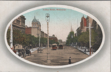 Australia Postcard - Melbourne, Collins Street SW10690