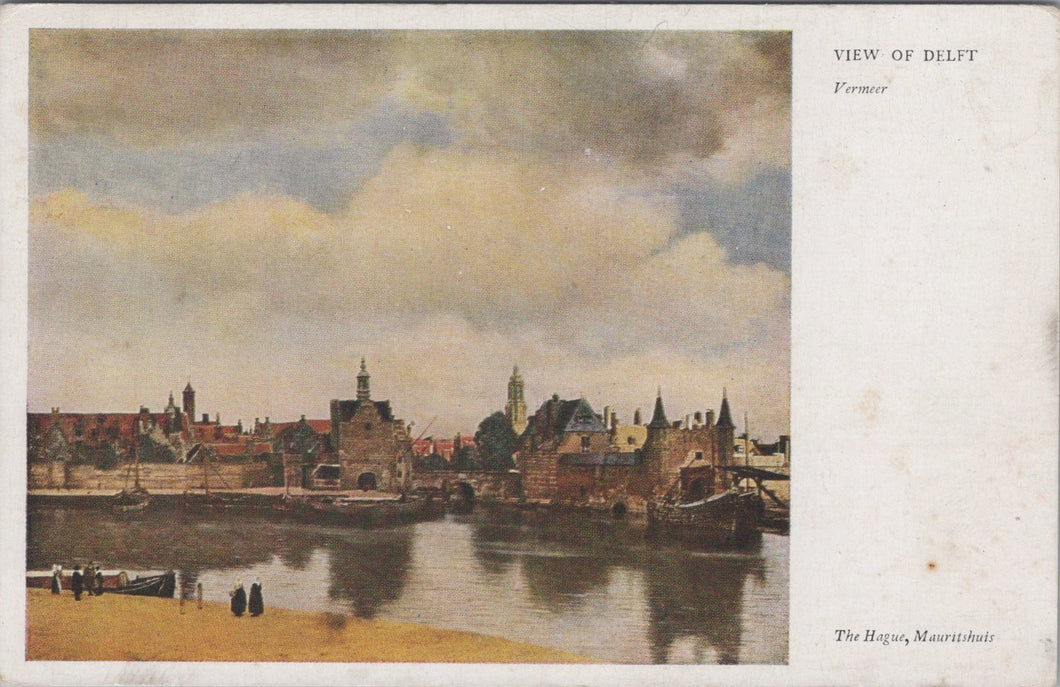 Art Postcard - View of Delft, Vermeer, The Hague, Mauritshuis SW10698