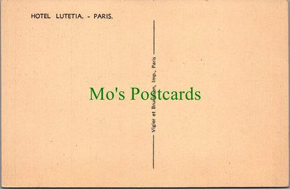 France Postcard - Paris, Hotel Lutetia  SW10400
