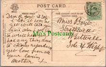 Load image into Gallery viewer, Embossed Greetings Postcard - A Happy Eastertide, Bell &amp; Flowers SW10414
