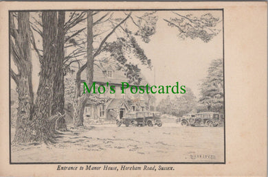 Sussex Postcard - Entrance To Manor House, Horeham Road SW10426