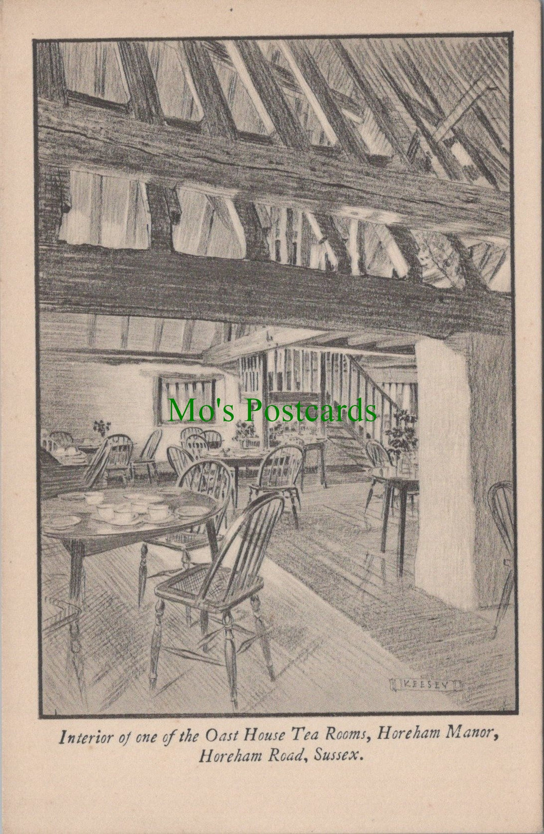 Sussex Postcard - Oast House Tea Rooms, Horeham Manor , Horeham Road SW10427