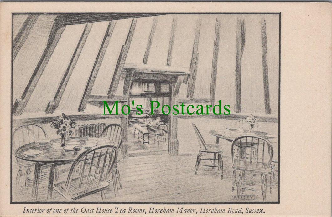 Sussex Postcard - Oast House Tea Rooms, Horeham Manor , Horeham Road SW10428