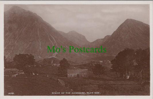 Scotland Postcard - Scene of The Massacre, Glen Coe  SW10445