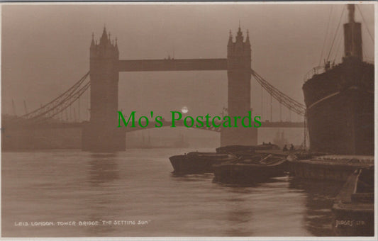 London Postcard - Tower Bridge "The Setting Sun" SW10446