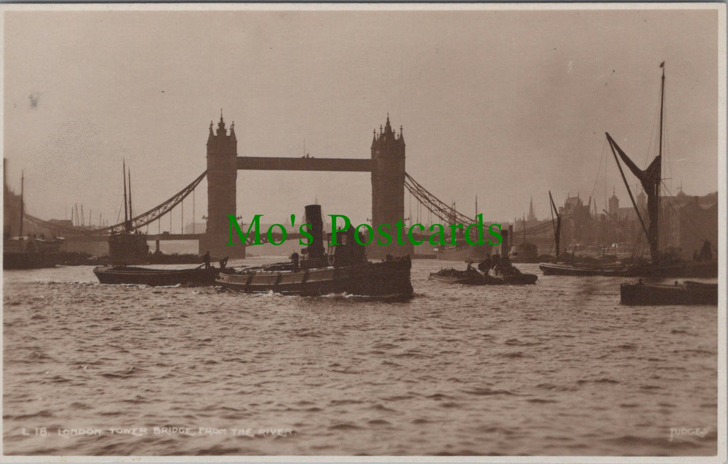 London Postcard - Tower Bridge From The River SW10447