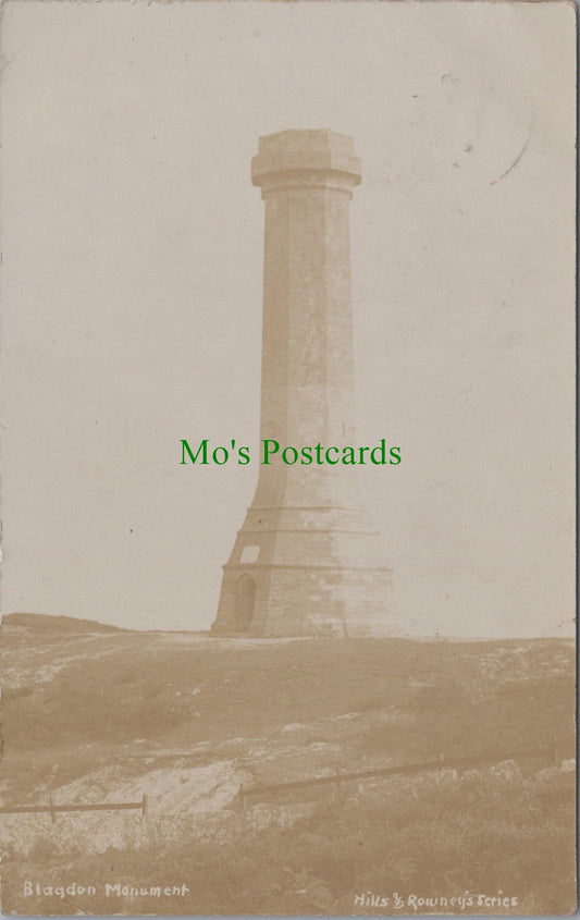 Dorset Postcard - (Blagdon Monument), The Hardy Monument SW10453