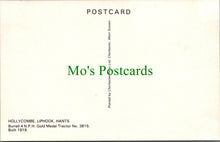 Load image into Gallery viewer, Hampshire Postcard - Burrell Gold Medal Tractor, Hollycombe, Liphook SW10486
