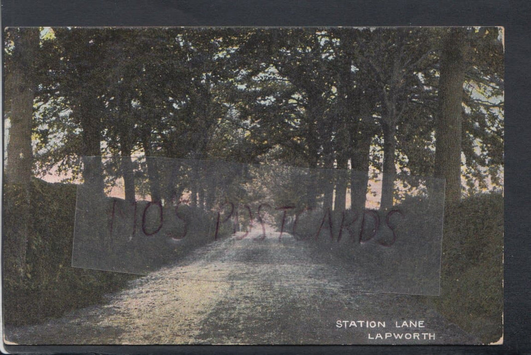 Warwickshire Postcard - Station Lane, Lapworth, 1907 - Mo’s Postcards 