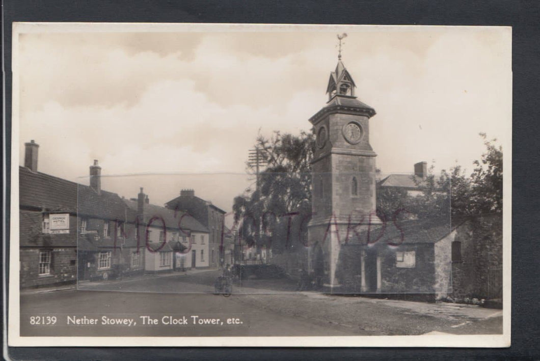 Somerset Postcard - Nether Stowey - The Clock Tower - Mo’s Postcards 