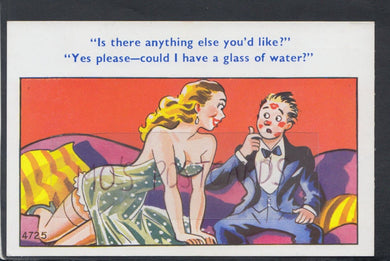 Comic Postcard - Risque / Couple / Kissing - Mo’s Postcards 