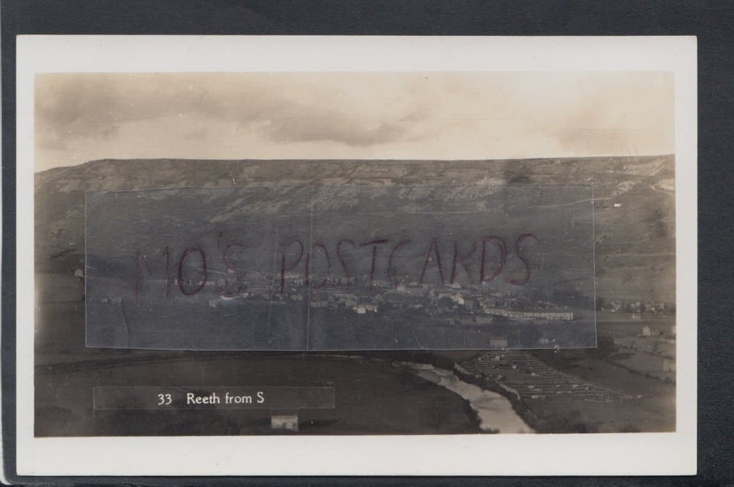 Yorkshire Postcard - View of Reeth From The South - Mo’s Postcards 