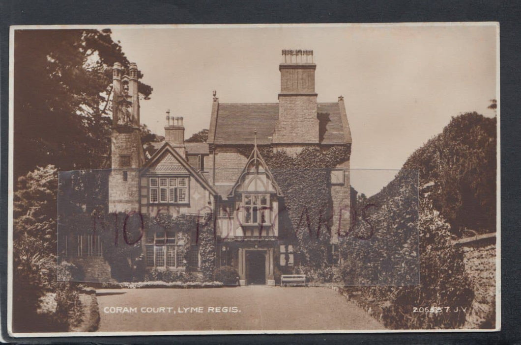 Dorset Postcard - Coram Court, Lyme Regis - Mo’s Postcards 