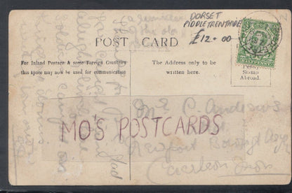 Dorset Postcard - Piddletrenthide Village, 1912 - Mo’s Postcards 
