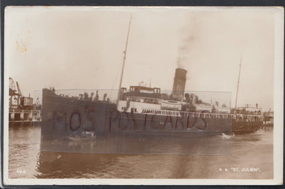 Shipping Postcard - S.S."St Julien" - Mo’s Postcards 