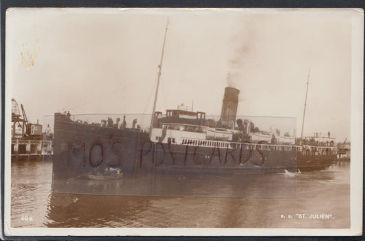 Shipping Postcard - S.S."St Julien" - Mo’s Postcards 