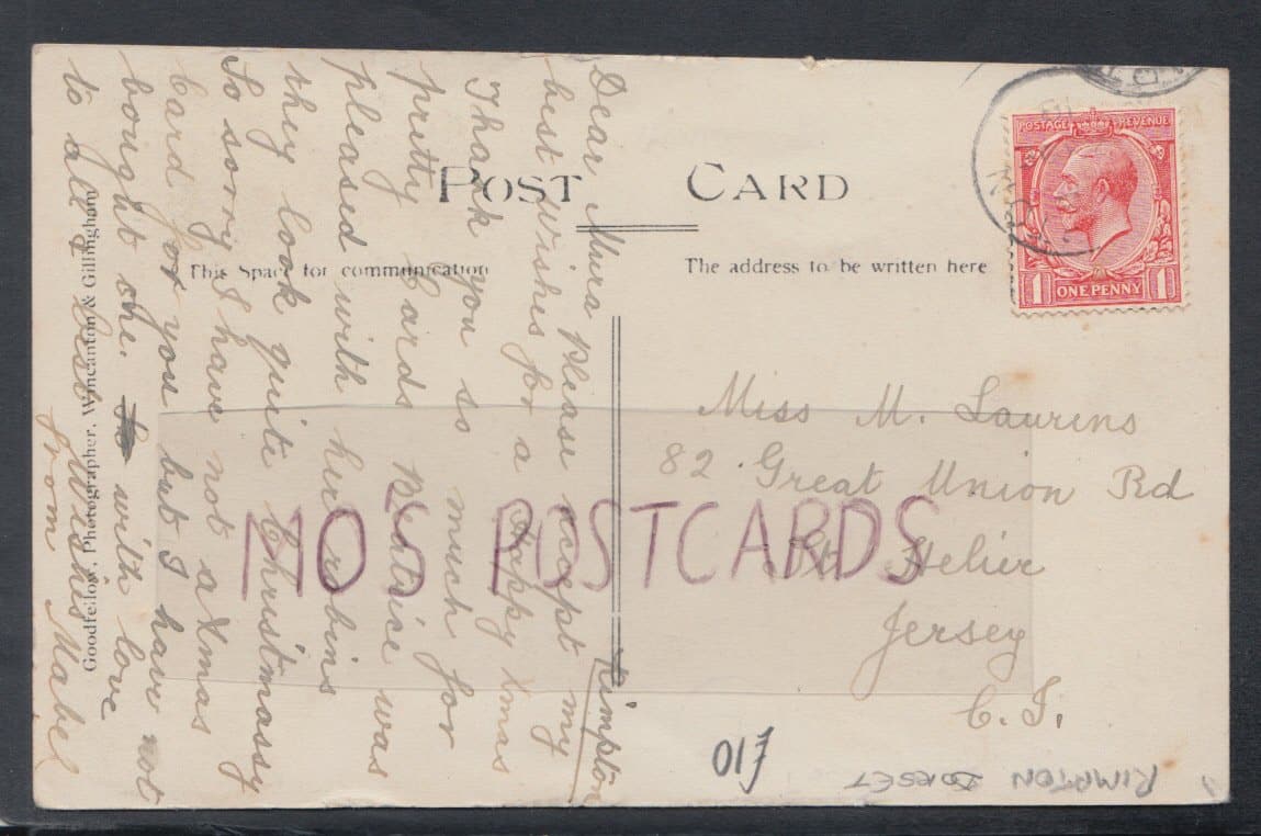 Dorset Postcard - Detached House at Rimpton - Mo’s Postcards 