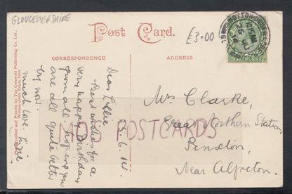 Gloucestershire Postcard - Woodchester From Path To Amberley, 1914 - Mo’s Postcards 