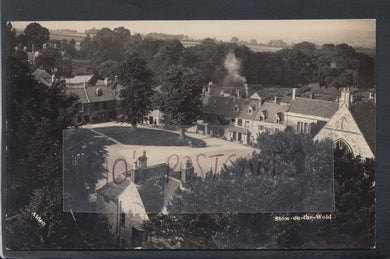 Gloucestershire Postcard - View of Stow-On-The-Wold, 1932 - Mo’s Postcards 
