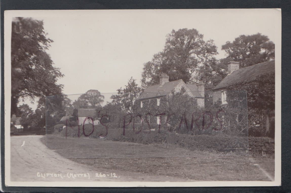 Nottinghamshire Postcard - Clifton Village, Nr Nottingham, 1922 - Mo’s Postcards 