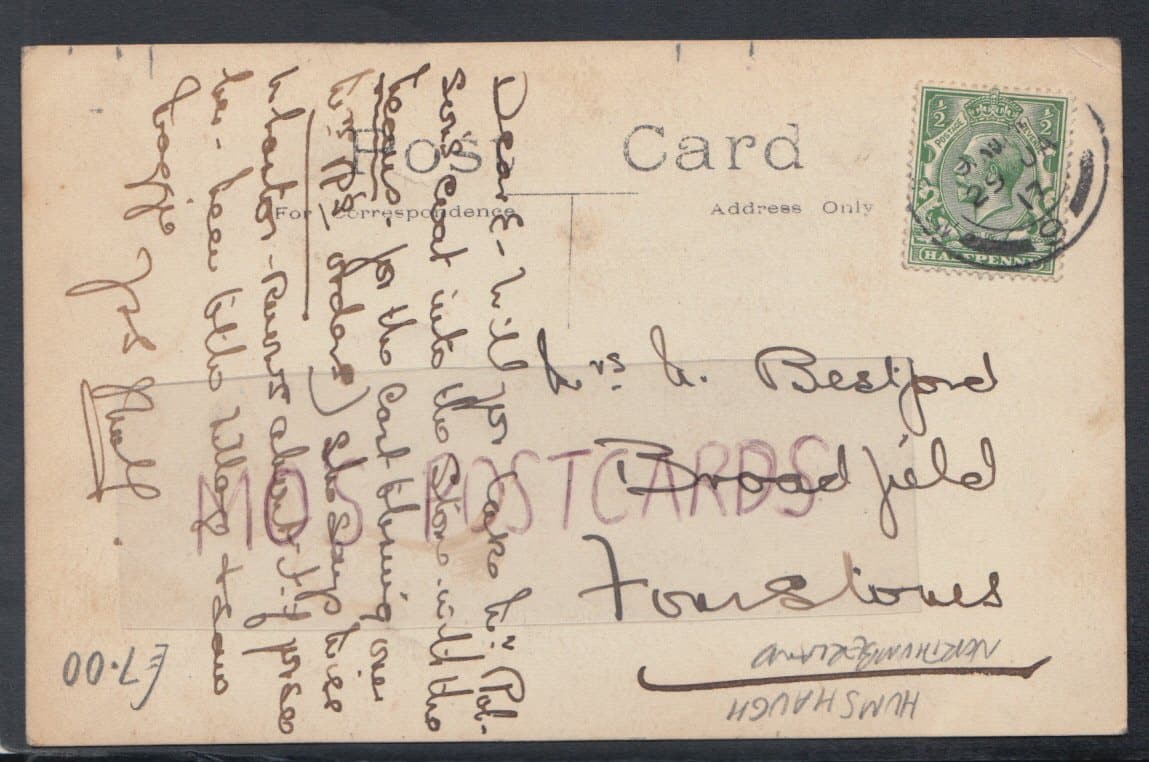 Northumberland Postcard - Views of Humshaugh, 1917 - Mo’s Postcards 