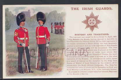 Military Postcard - The Irish Guards - History and Traditions - Mo’s Postcards 